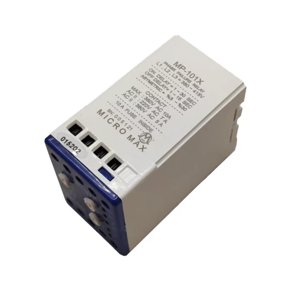 رله کنترل فاز تابلو فرمان آسانسور میکرو مکش مدل MX-01