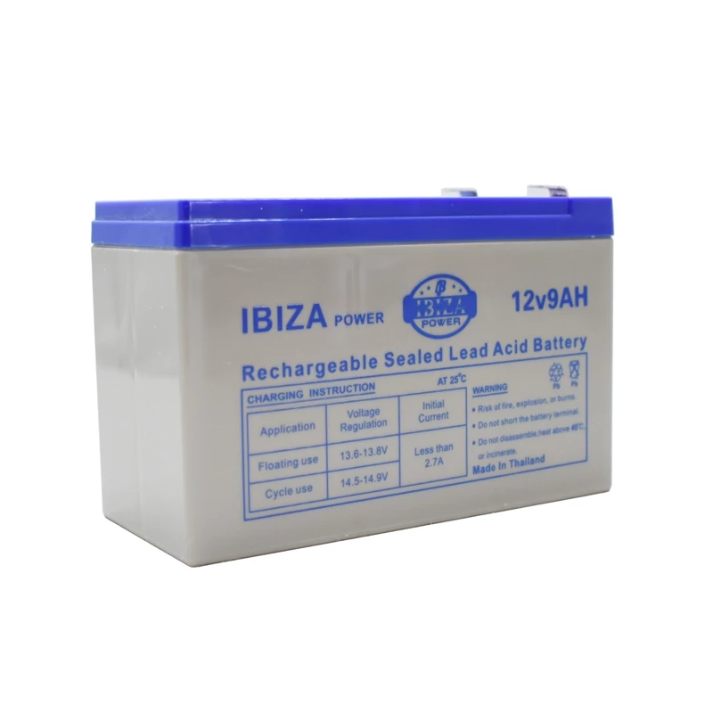 باتری سیلد لید اسید 12 ولت 9 آمپر ایبیزا آسانسور Mobtakeranlift مجموعه 3 عددی