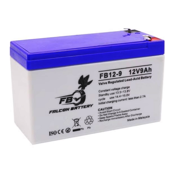 باتری سیلد لید اسید 12 ولت 9 آمپر فالکون Falcon اورجینال
