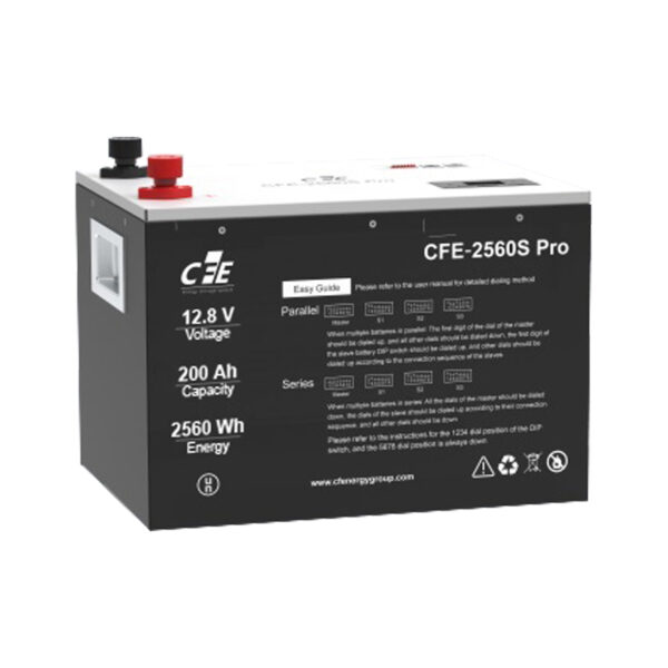 باتری لیتیوم قابل شارژ سیستم خورشیدی 2560S-pro CFE ظرفیت 2560 کیلووات